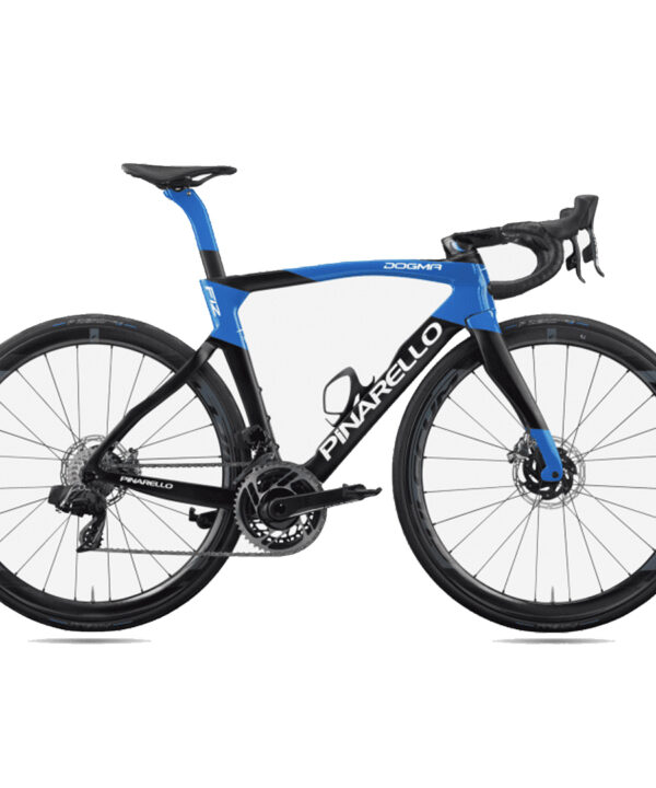 Pinarello Dogma cykel i blåsvart