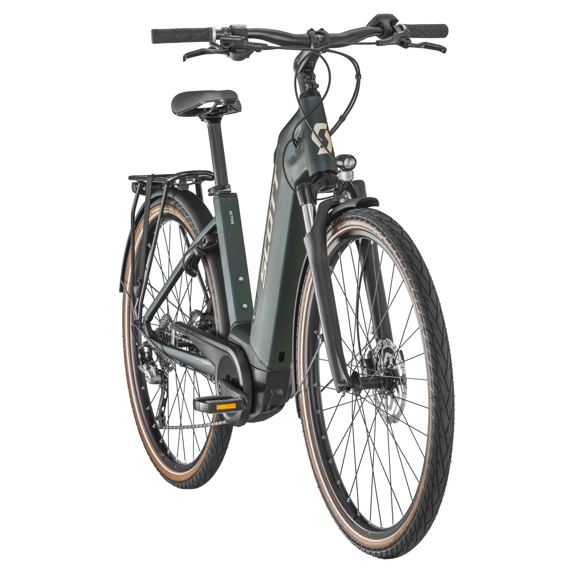 Scott Sub Active eRide XS Pendlarpaket inkl Dubbdäck och Hjälm - Bild 2