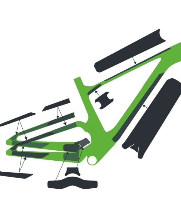 Syncros Frame Protection Kit for Scott Spark Carbon Clear Matt