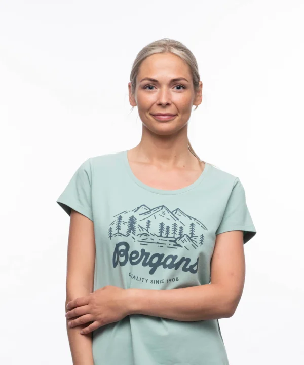 Bergans Classic V2 W Tee Misty Forest - Bild 3