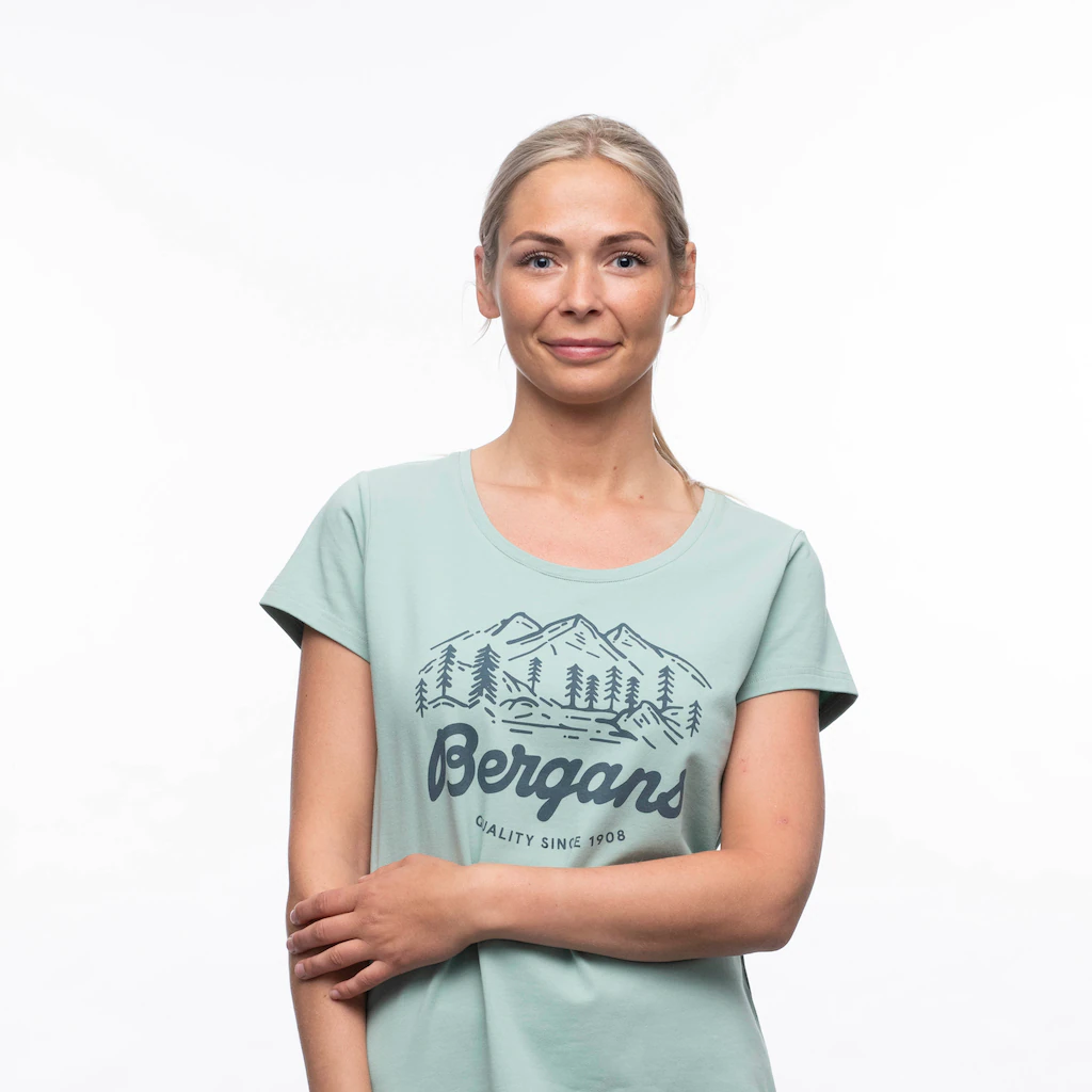 Bergans Classic V2 W Tee Misty Forest - Bild 3