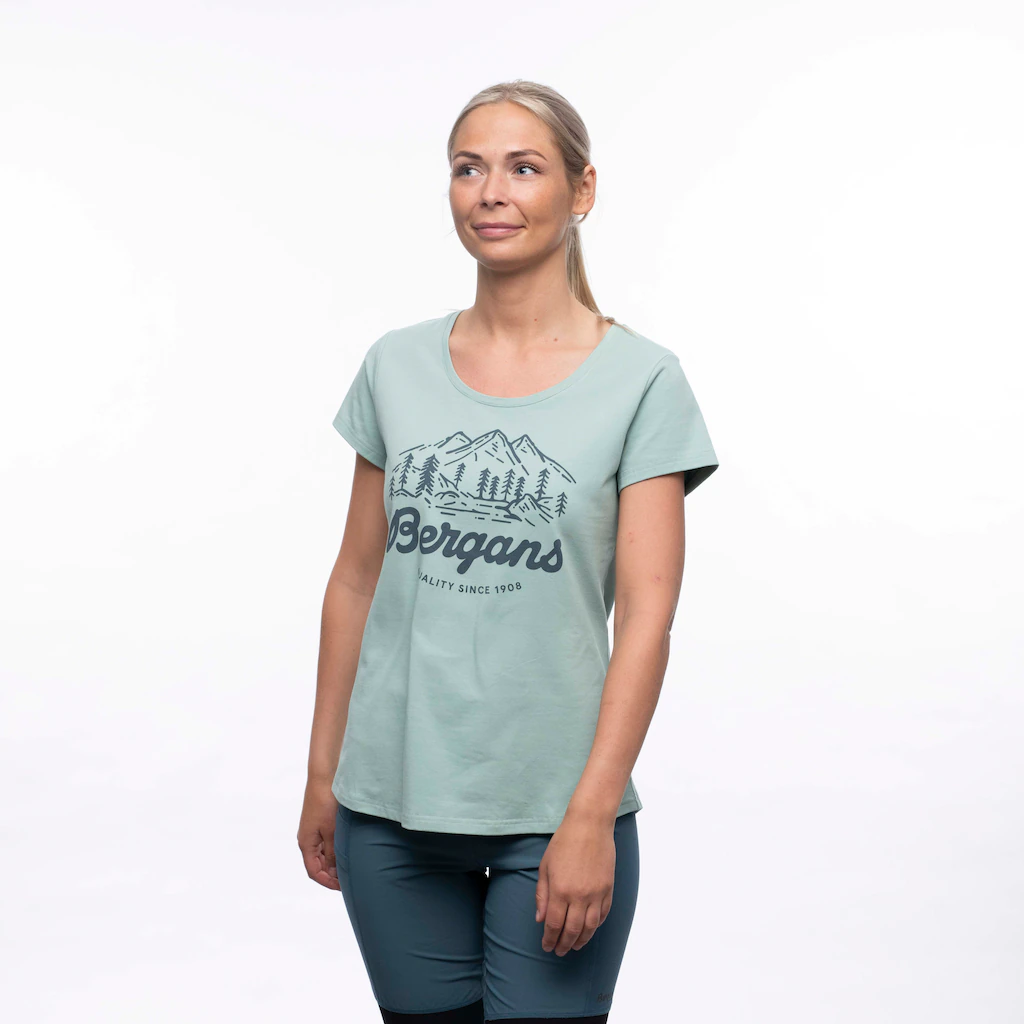 Bergans Classic V2 W Tee Misty Forest - Bild 2
