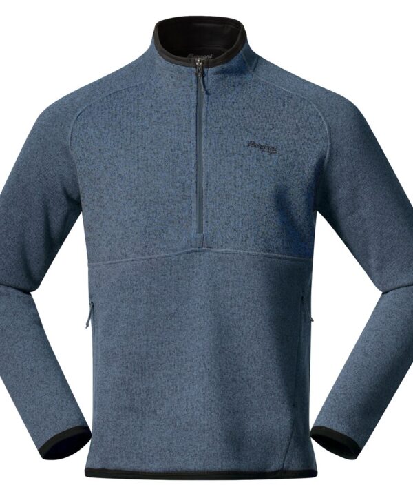 Bergans Kamphaug Knitted Half Zip Orion Blue