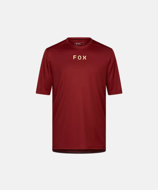 Fox Ranger SS Jersey Wordmark Rostbrun